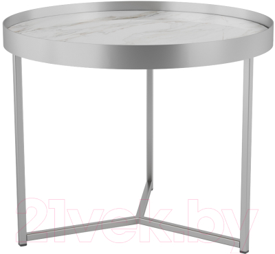 Журнальный столик Калифорния мебель Тайлер (калакатта/хром) - фото