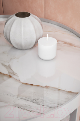 Журнальный столик Калифорния мебель Тайлер (калакатта/хром)