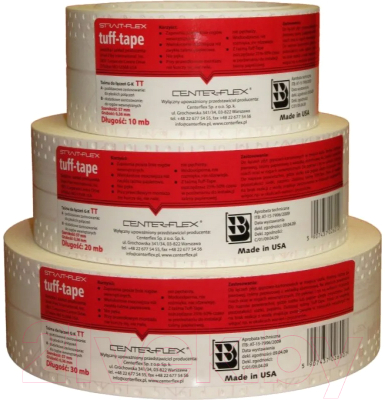 Лента для гипсокартона Strait Flex Tuff-Tape 0.057x30м