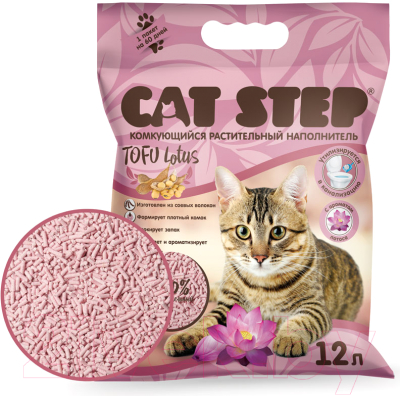 Наполнитель для туалета Cat Step Tofu Lotus / 20333007