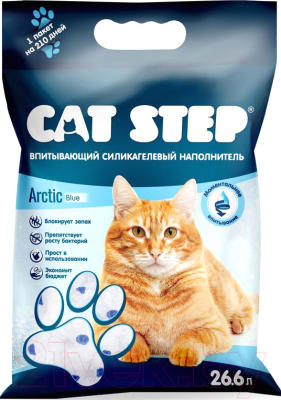 Наполнитель для туалета Cat Step Arctic Blue / 20363020 - фото