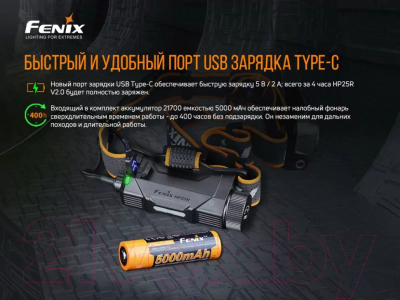 Фонарь Fenix Light HP25RV20