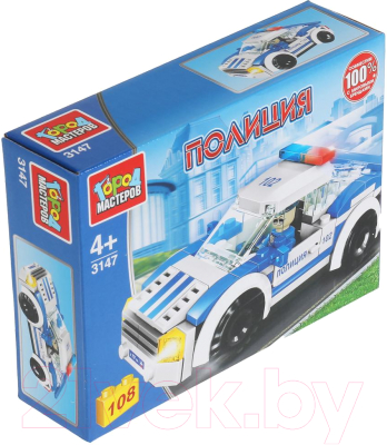 Конструктор Город мастеров Полицейская машина / 3147-JS