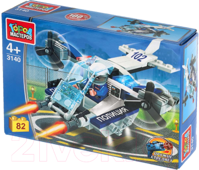 Конструктор Город мастеров Полицейский вертолет / 3140-CY