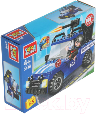 Конструктор Город мастеров Полицейский пикап / 3148-JS