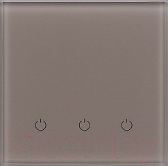 Выключатель DeLUMO Senso 1236 трехканальный сенсорный - фото