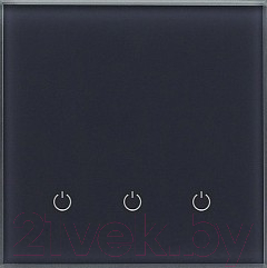 Выключатель DeLUMO Senso 7016 трехканальный сенсорный - фото