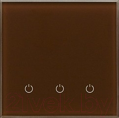 Выключатель DeLUMO Senso 8017 трехканальный сенсорный - фото