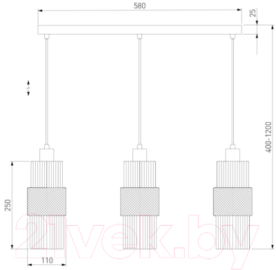 Люстра Евросвет 50209/3