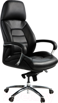 Кресло офисное Norden Porsche / F181 (кожа черный) - фото