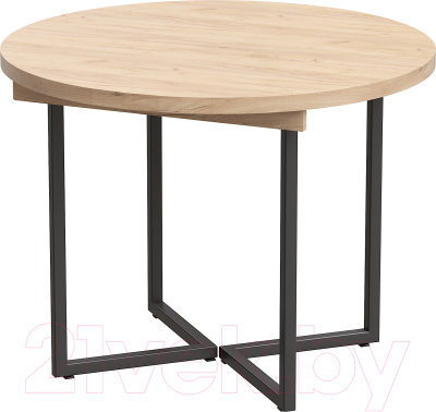 Обеденный стол Millwood Лофт Лондон D110-150x110x76 - фото