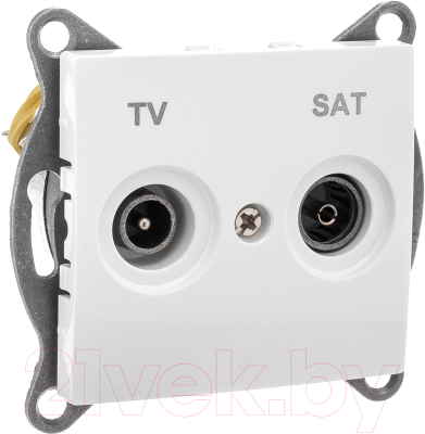 Розетка Gusi Electric Bravo С10TS1-001 (белый)