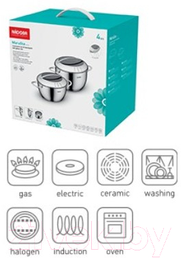 Набор кастрюль Nadoba Maruska 726616
