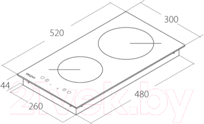 Электрическая варочная панель Akpo PKA 30830 WH
