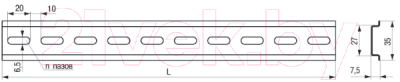 DIN-рейка IEK YDN10-0200