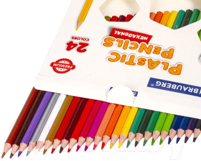 Набор цветных карандашей Brauberg Premium / 181668