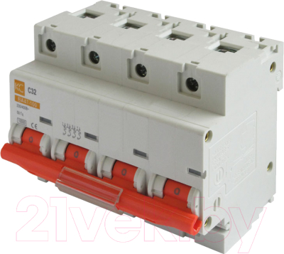 Выключатель автоматический КС ВА 47-100 4Р 32А С / 81713 - фото