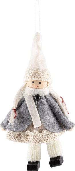 Елочная игрушка Волшебная страна Кукла / 103461 - фото