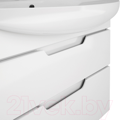 Тумба под умывальник Dreja Laguna Plus 105 / 99.0108 (белый глянец)