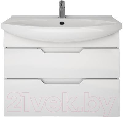 Тумба под умывальник Dreja Laguna Plus 85 / 99.0107 (белый глянец)
