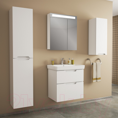 Тумба под умывальник Dreja Q70 / 99.0002 (белый)