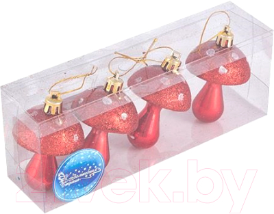 Набор елочных игрушек Волшебная страна Грибочки / 007452 - фото