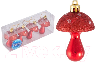 Набор елочных игрушек Волшебная страна Грибочки / 007452