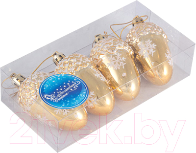 Набор елочных игрушек Волшебная страна Желудь / 007455 - фото