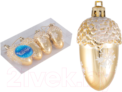 Набор елочных игрушек Волшебная страна Желудь / 007455