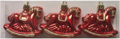 Набор елочных игрушек Волшебная страна Лошадки / 007460 - фото