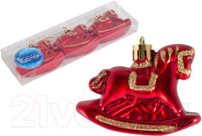 Набор елочных игрушек Волшебная страна Лошадки / 007460