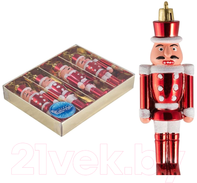 Набор елочных игрушек Волшебная страна Солдатики / 007474