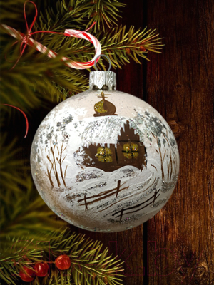 Шар новогодний Декарт 8Ш0021