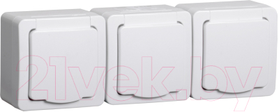 Розетка IEK Гермес Plus ERMP32-K01-16-54-EC - фото