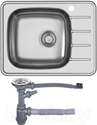 Мойка кухонная Ukinox Гранд GRM600.480-GT6K 2L - фото