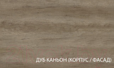 Тумба Anrex Kaylas 2V4S (дуб каньон/силк шитаке)