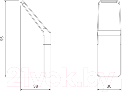 Крючок для ванной IDDIS Slide SLIWT10i41