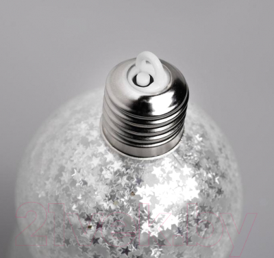 Набор шаров новогодних Luazon Звездочки серебряные 4834899