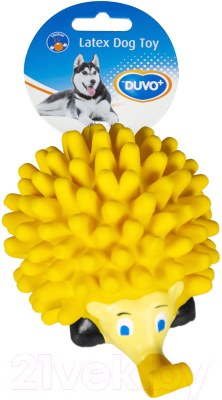 Игрушка для собак Duvo Plus Ёжик с пищалкой / 11982/DV