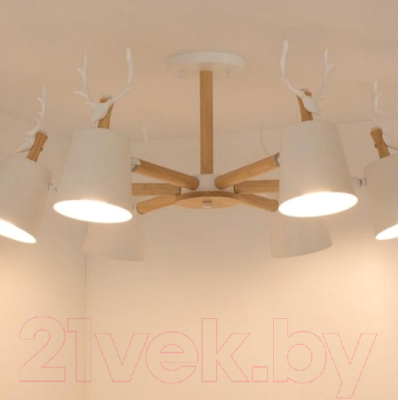 Люстра Home Light Астерия A077-3 (белый) - фото