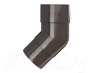 Колено трубы водосточной Технониколь ПВХ 108 градусов / 683358