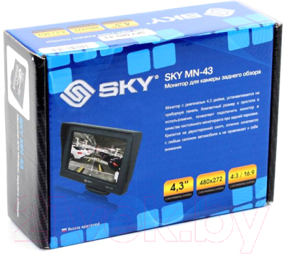 Монитор для камеры заднего вида SKY MN-43