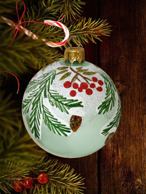 Шар новогодний Декарт 8Ш0025