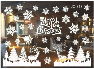 Набор наклеек на окно Волшебная страна Композиция SYBXT-3119297 / 005769 - фото