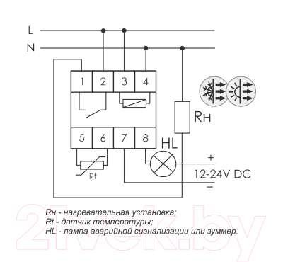 Реле температуры Евроавтоматика RT-820M / EA07.001.007