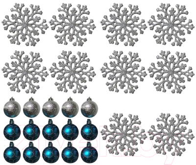 Набор шаров новогодних Волшебная страна Звезда 007478 - фото