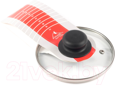 Крышка стеклянная Home Line 4614н с пароотводом - фото