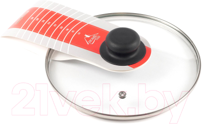 Крышка стеклянная Home Line 4620н с пароотводом - фото