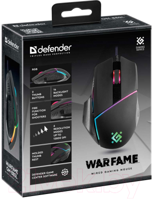 Мышь Defender Warfame GM-880L / 52880