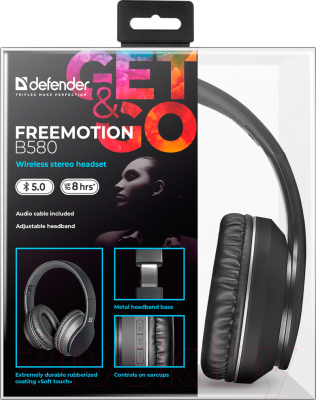Беспроводные наушники Defender FreeMotion B580 / 63580